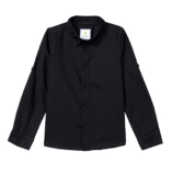 Amazon Brand-Symbol Boy’s Cotton Regular Shirt (Symaw22Shr02_Black 2-3 Years)
