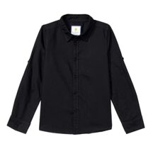 Amazon Brand-Symbol Boy’s Cotton Regular Shirt (Symaw22Shr02_Black 2-3 Years)
