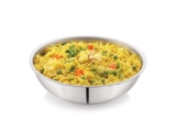Anjali Tattva Triply Stainless Steel Tasara-3300Ml, Aluminium Core, Induction Base, Fast & Even Heating, Perfect For Searing, Frying And Everyday Cooking(Tvtts26)
