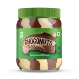 BONI Choconuts Duo Hazelnut Chocolate Spread with Cocoa 400g | Belgian Style Chocolate Hazelnut Spread | Smooth & Creamy Dessert Spread for Bread, Pancakes & waffles