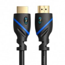 C&E HDMI Cable (10 Feet/3 Meters) Supports 4K@30Hz, High Speed, Hand-Tested, HDMI Ready – HD, 10.2Gbps, Audio Return Channel-Compatible with Xbox PS3 PS4 Pro nVidia Apple TV 4K Fire (2 Pack)