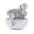 Gm True Wireless Earbuds With Wireless Charging, Pure Bass, Quad-Mic Crystal Clear Calls, 45Ms Low Latency, Ipx 4 – White