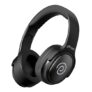 pTron Studio Pro w/ 65Hrs Playtime, Wireless Over Ear Headphones w/HD Mic, Dual Device Pairing, TruTalk AI-ENC Calls, Low-Latency Game & Music, 40mm Drivers, BT5.4, Type-C Fast Charging (Jet Black)
