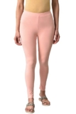 W for Woman Peach Cotton Jersey Tights_23FEW60105-218906_S_WS