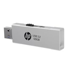 Hp 818W 128Gb Usb 3.2 Flash Drive Silver Metal