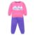 Luvlap Baby Girls Full Sleeve Sweatshirt & Pyjama Set Pack Of 1, Cotton Rich Fleece, Morning Glory, Xl (12 To 18 Months)