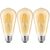 Vibunt Edison Tungsten Filament Antique Glass Light Bulbs Vintage Base E27 Bulb Yellow Light For Home Decoration, Living Room, Hall, Balcony, Restaurant Bar Lighting (Pack Of 3)