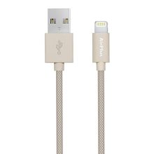 Airplus Ap-Ax-905-Sgry/Gld 8 Pin Lightning To Usb Cable For Smartphone – 3.2 Feet (1 Meter) (Space Grey-Gold, Pack Of 1)