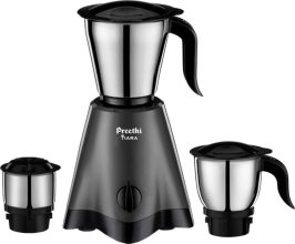 Preethi Tiara 500 W Juicer Mixer Grinder(Tiara MG 275 | 3 Jars | Grey)