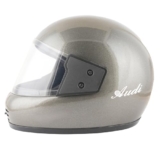 Sage Square Audi Full Face Clear Visor Helmet | Isi Certified | High Standard Safety | Extra Comfort & Stylish (Xlarge, Grey Glossy)