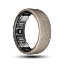 Amazfit Helio Smart Ring, Wearable Fitness Tracker, Sleep Heart Rate Health Monitor, No App Subscription, 4 Days Battery Life, Fast Wireless Charging, 10 Atm Water-Resistance (Size 8)