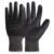 Karam HS22 Safety Gloves for Mechanical Hazards | Safety Work Gloves with Black Liner with Black PU Coating | Multipurpose Use | Cut Resistant | Abrasion, Tear & Puncture Resistant | Size-XL