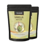 Te-A-Me Vanilla + Matcha Green Tea Powder – 100G (66 Servings) | 50G – Pack Of 2 | Make Delicious Vanilla Latte Flavoured | 100% Natural | Ceremonial Grade