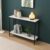 AALIYA MART Metal Frame 2-Tier Premium Entryway Table for Living Room, Hallway & Bedroom | Modern Narrow Sofa Console Table for Home & Office Decor | Sturdy & Stylish Accent Table (Multicolor)
