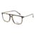 FILA Eyewear| Square | Men | Medium | Shiny Brown Demi Acetate Frame
