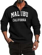 Jvx Men’S Wool Blend Round Neck Sweatshirt-03_Black