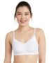 Amazon Brand – Symbol Women’s Cotton Stretch Non Padded Wire Free Full Coverage Lift Up Bra (BRA-02 Cont_White_36D)