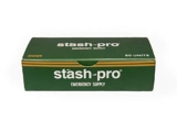 Stash-Pro Emergency Supply Rolling Papers Box – 50 Booklets | Each Booklet: 3 King Size (109×45mm) Natural Brown Papers + 3 Roach Tips | Slow Burn Rolling Papers