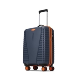 Aristocrat Airpro Max 8-Wheel Cabin, Hard Case Trolley Bag, Spanish Blue