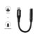 Tunez Cb-90 Type L To Aux Connector With Dac – Braid + Shell Material, 14Cm Length, High-Quality Pvc, Best-In-Class Connectors, Type L To Aux (Female) With Dac Chipset (Black)