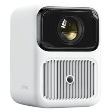 WANBO Dali 1 Fully Automatic | Android Smart Portable LED Projector | Native 720p Full HD 1080P Support | 8200 Lumens | Auto Focus & Keystone | Home Outdoor | WiFi & BT | Netflix, Prime & More | White