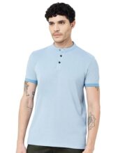 Allen Solly Mens Regular T Shirt Blue