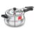 Prestige Nakshatra Pro Plus Svachh Aluminium Gas & Induction Compatible Spillage Control Inner Lid Pressure Cooker Handi 5L Silver