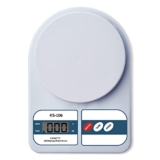 Beatxp Kitchen Scale Multipurpose Portable Electronic Digital Weighing Scale | Weight Machine With Back Light Lcd Display | White | 10 Kg | 2 Year Warranty