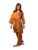 Trendy Queen Women Yellow Print Co Ord Set Kurta Pant Summer Casual Lounge Outfit Three Quarter Sleeve Button Top Relaxed Fit Trousers Floral Citrus Design
