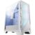 MSI MAG Forge 320R Airflow White Premium Gaming PC Case: ARGB Fan, ARGB Lighting, Vertical GPU Bracket, Side Air Vents, 360mm Radiator Support, 3mm Thick Tempered Glass, Supports Up to 11 Fans