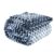Amazon Brand – Umi Premium Plush AC Blanket – Lightweight Luxurious Soft Zigzag Flannel Blanket, Super Soft Cozy and Comfy for Couch – (Single – 139 x 228 CM, Blue & Cream)| TC – 200