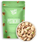 Yogabar Roasted Salted Pista|Tasty & Healthy Nuts|Rich in Protein & Low Calories Pistachios(2 x 500 g)