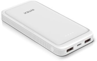 Intex 10000 mAh 22 W Power Bank(Creamy White, Lithium Polymer, Fast Charging, Quick Charge 3.0 for Mobile)