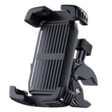 Mobile Holder For Bike With Adjustable Locking, 360° Rotation, Handle Bar Mount, Shock Proof, Antiskid Design- Fits 4.7″-7.2″ Smartphones(J47+W22)
