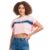 Spykar Baby Pink Cotton Blend Three-Fourth Sleeve Printed Casual T-Shirt for Women (Size: XL)-WKT-02BBFT-007-Baby Pink