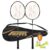 Silver’s Jointless Aluminium Alloy Composite Impulse Badminton Kit (2 Racquets with Full Cover, 1 Box Nylon Shuttlecock Pack of 3)(Black/Gold)