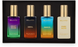 BELLAVITA Unisex Scents Gift Set|4x20ml|Long Lasting Perfume|Woody & Musk Fragrance Notes| Eau de Parfum  –  80 ml(For Men & Women)