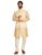 Amazon Brand – Symbol Men’s Kurta Bundi Churidar Set_SY-A23-MNA-BFKC-116_Beige_S