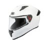 Studds Thunder Full Face Helmet with Clear Visor (White M)