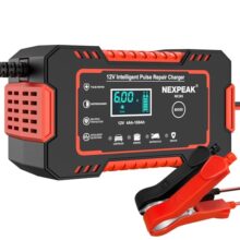 NEXPEAK Car Battery Charger, 6A Smart Battery Trickle Charger Automotive 12V Battery (12V Charger)