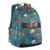 Gear Cartoon Space 17″/23L Medium Water Resistant School Bag/Casual 4 Compartment Backpack/Daypack/Travel Backpack/Kids Bag For Boys/Girls – Green