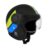Royal Enfield ISI & DOT Certified Dual Wing 1901 Riding Helmet O F Black (M) 58 Cm