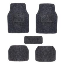 Vocado Carpet Black Car Floor/Foot Mats for Mahindra Bolero Type 2