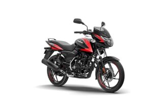 Bajaj Pulsar 125 Neon Disc Bike Ebony Black Racing Red Booking for Ex-Showroom Price