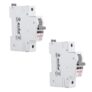KLICK Classic C-6A-302 Classic MCB, SP Miniature Circuit Breaker, Single Pole Switch Disconnector (6A, White, Pack Of 2)