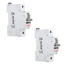 KLICK Classic C-6A-302 Classic MCB, SP Miniature Circuit Breaker, Single Pole Switch Disconnector (6A, White, Pack Of 2)