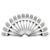 Mumma’s LIFE Stainless Steel Dinner Forks Set for Home & Kitchen | 12 cm Fruit Forks with Mirror Finish | Rust Resistant, Silver Cutlery for Fruits, Desserts, Snacks & Dining Table | Set of 6 Piece