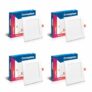 Crompton Platina Star Slim Recessed Edge Lit Panel 15Watt LED Square (Pack of 4, Warm White) 6×6 inch Cut-Out and Ultra Slim Panel