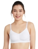 Amazon Brand – Symbol Women’s Cotton Stretch Non Padded Wire Free Full Coverage Lift Up Bra (BRA-02 Cont_White_36B)
