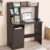 ABOUT SPACE Wooden Study Table with Hutch & Bottom Storage – Office Desk – Office Table for Laptop, PC-Engineering Wood Working, Drawing, Computer Table for Home (Flower Wenge – L100 x B50 x H134 cm)